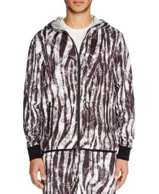 zebra print hoodie