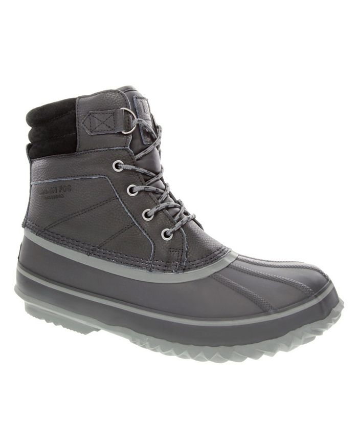 OUTWOODS Women's Fall-3 Duck Boot - Waterproof, Faux Shearling Lined, Pull-On Ankle Boots For Rainy Days & Outdoor Adventures - View #3