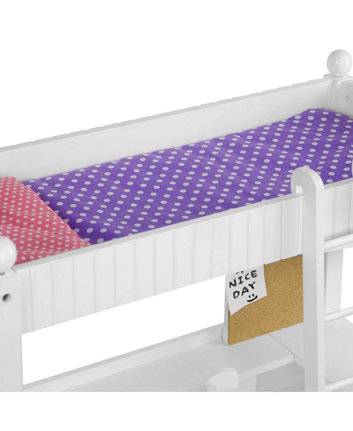 Olivia's Little World Little Princess College Dorm Double Bunk Desk