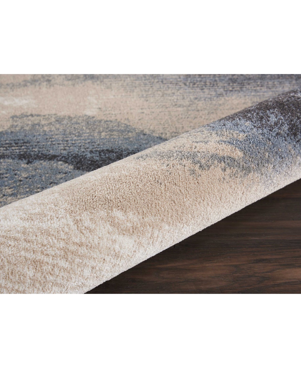 Long Street Looms Samuel SAM06 Driftwood 3'10" Round Area Rug