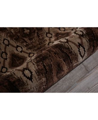Fate FAT02 Chocolate 7'10" x 10'6" Area Rug