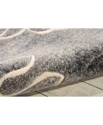 Samuel SAM04 Gray 2'2" x 7'6" Runner Rug