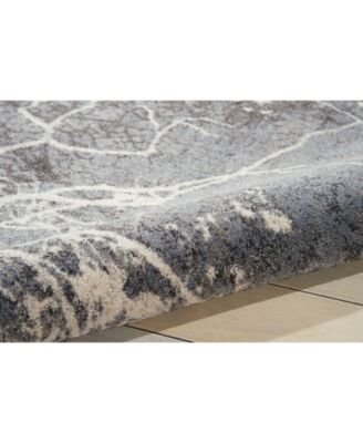 Samuel SAM11 Gray 5'3" x 7'3" Area Rug