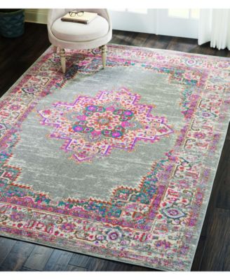 Zeal ZEA03 6'7" x 9'6" Area Rug