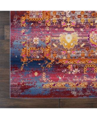 Era Tabriz ERA03 Red, Multi 7'10" x 9'10" Area Rug