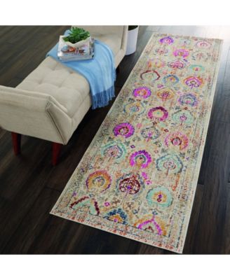 Era Tabriz ERA04 Ivory 2'4" x 8' Runner Rug