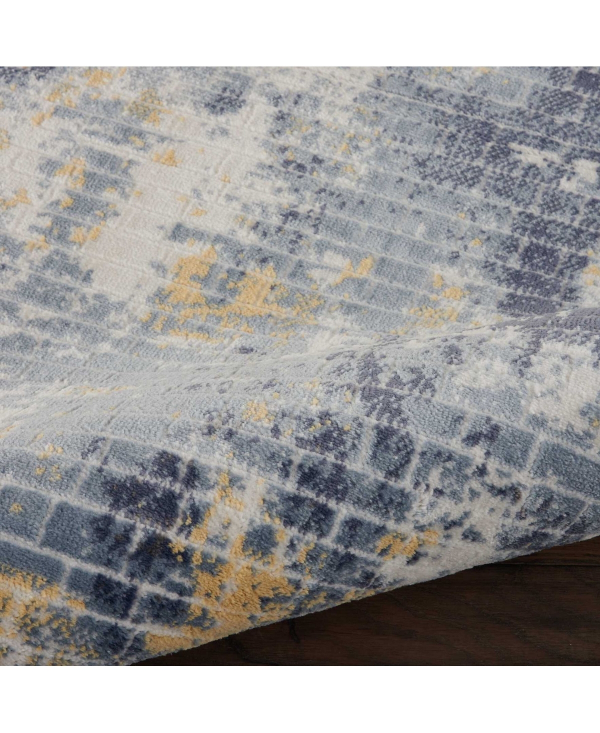 Long Street Looms City Style Cis05 Ivory, Mist 4' X 6' Area Rug In Ivory,sky