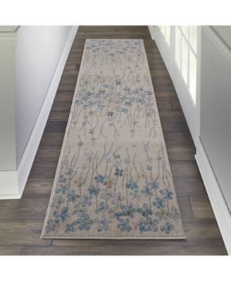 Peace PEA04 2'3" x 7'3" Runner Rug