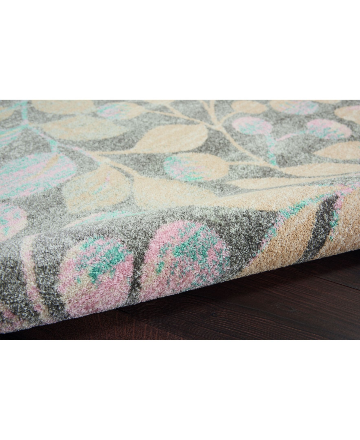 Long Street Looms Peace PEA03Area Rug - Gray/Beige