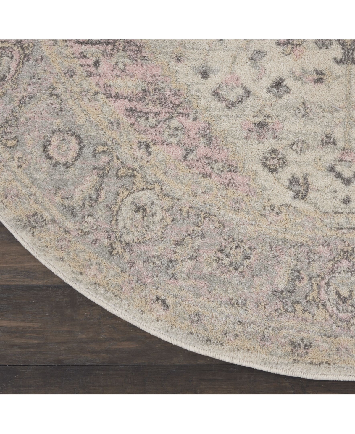 Long Street Looms Peace PEA06 5'3" Round Area Rug