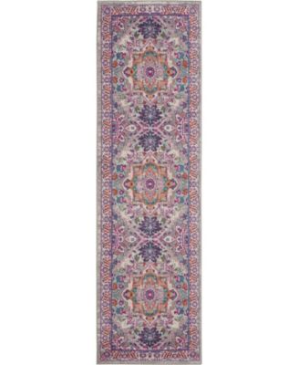 Passion PSN20 Silver 1'10" x 2'10" Area Rug
