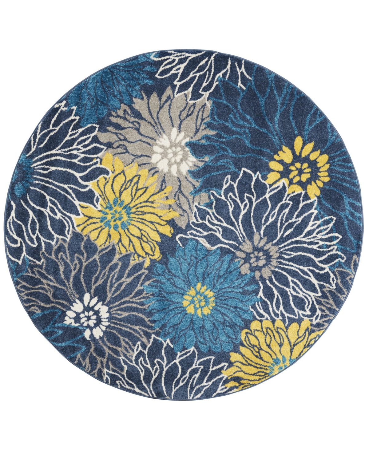 Long Street Looms Zeal ZEA17 4' Round Area Rug