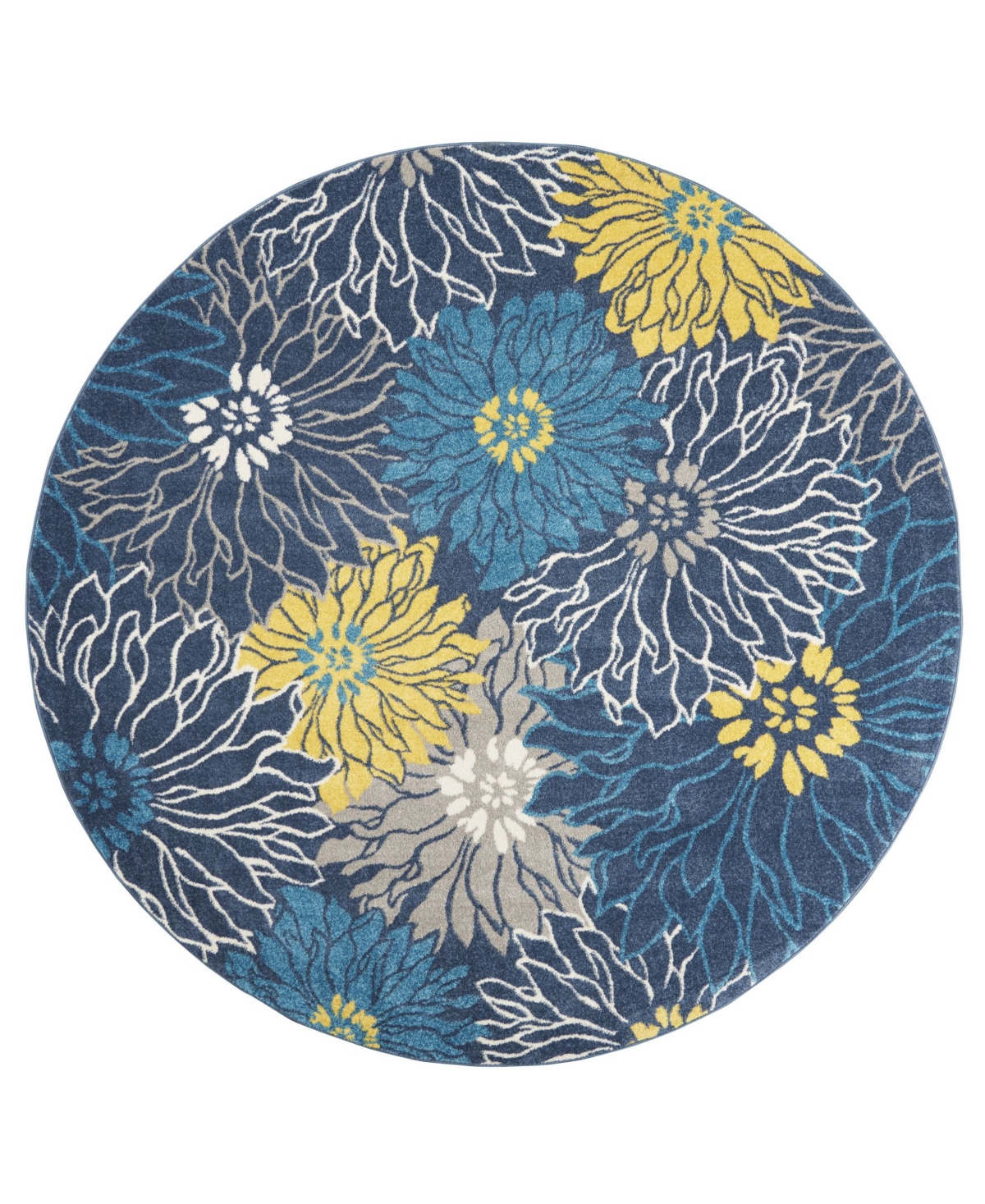Long Street Looms Zeal ZEA17 8' Round Area Rug