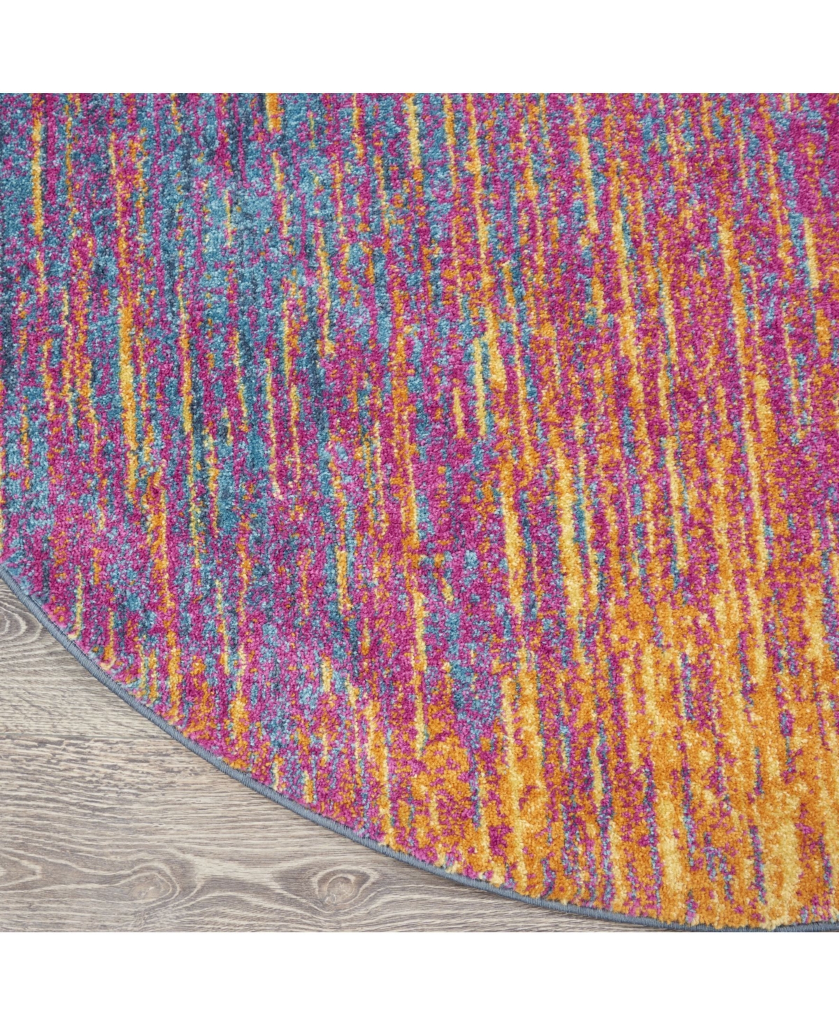 Long Street Looms Zeal ZEA09 Multi 5'3" Round Area Rug