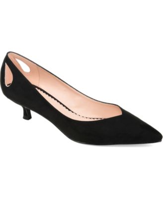 black kitten heel shoes size 5