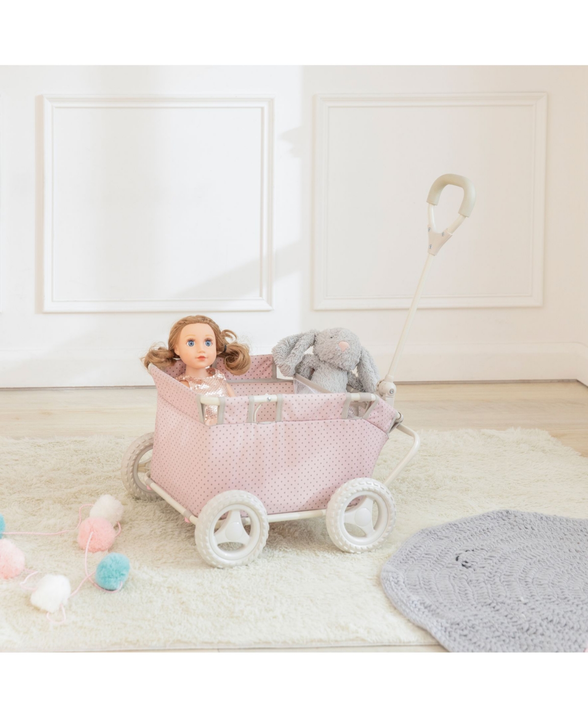 Olivia's Little World Polka Dots Princess Doll Wagon