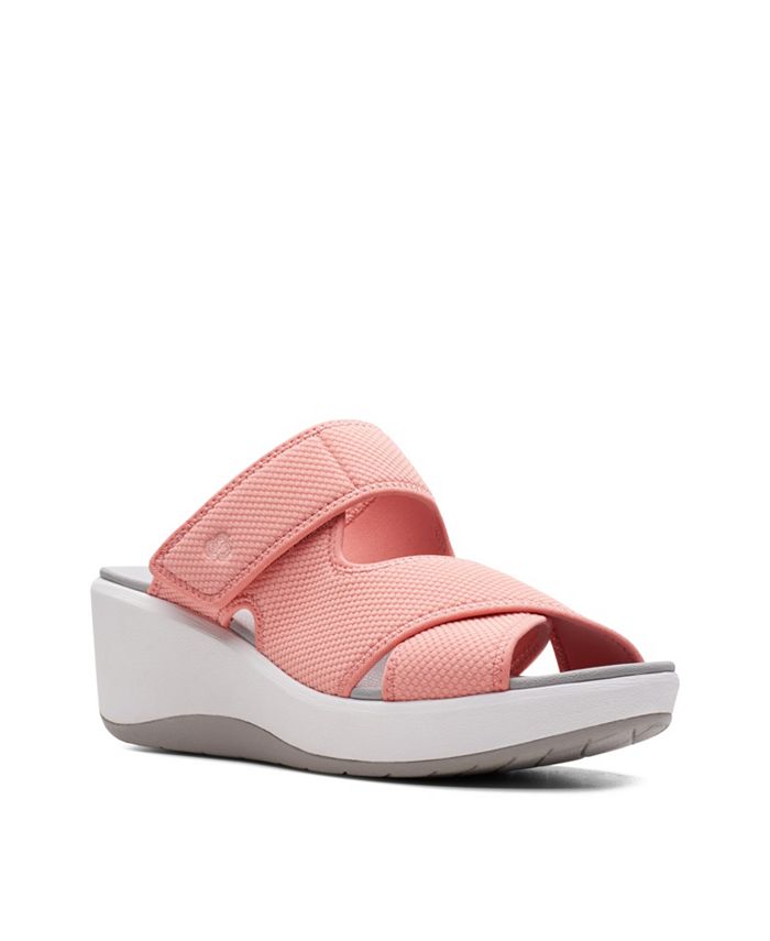 Clarks Cloudsteppers Women's Step Cali Wave Wedge Sandals - Macy's
