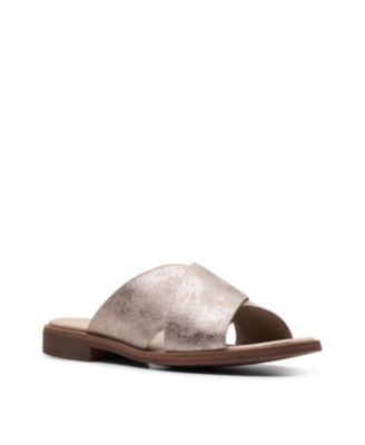 clarks pewter sandals