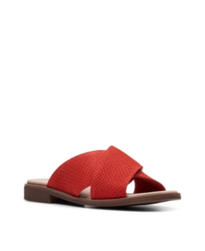image of Clarks Collection Women-s Declan Ivy Flat Sandals Women-s Shoes