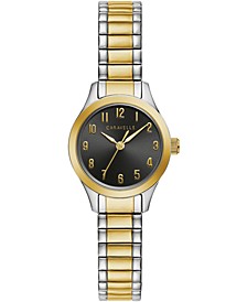 Women's Two-Tone Stainless Steel Expansion Bracelet Watch 24mm