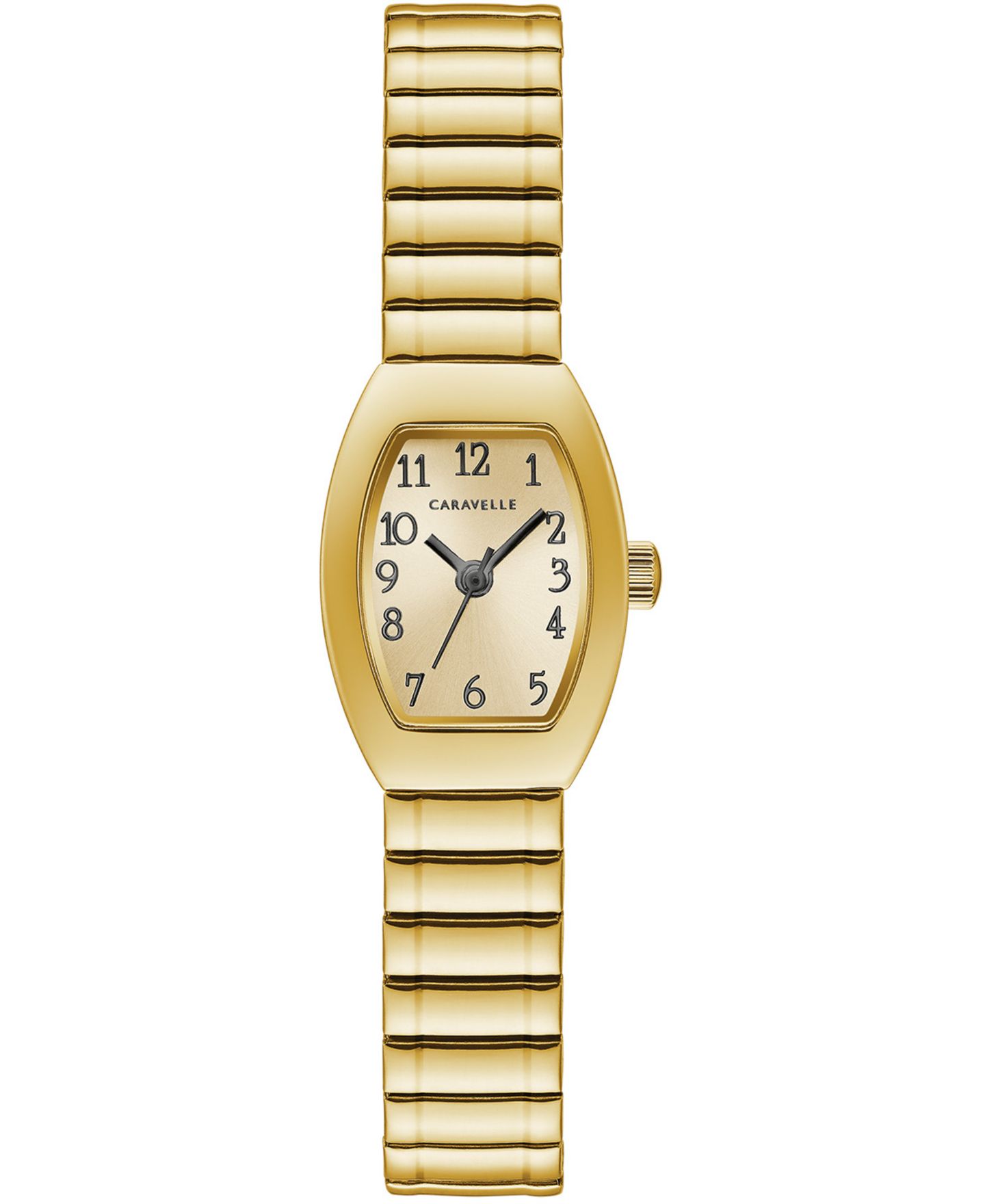 Женские часы Caravelle Gold-Tone Expansion Bracelet Watch 18x25mm — фото 1