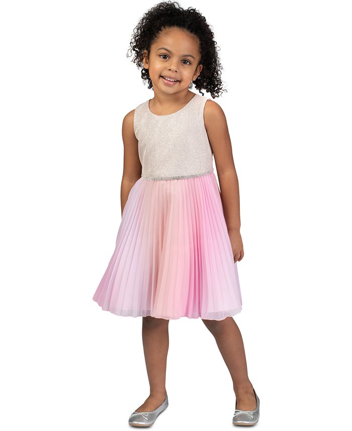 Bonnie jean metallic ombre top dress