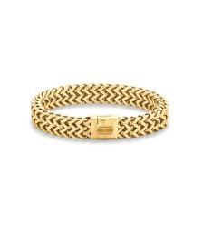 Men's Braided Gold-Tone Bracelet