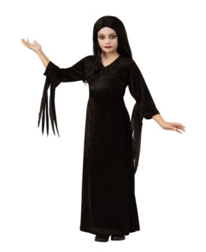 BuySeasons Big Girl The Addams Family Morticia Child Costume