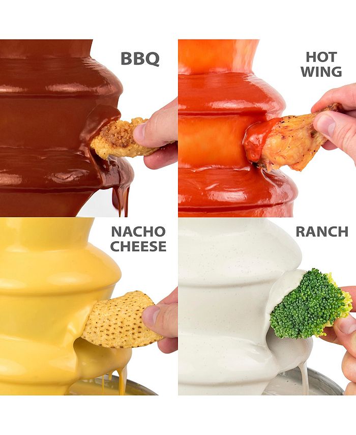 Nostalgia CLCF4AQ Classic Retro 4Tier 2Pound Chocolate Fondue