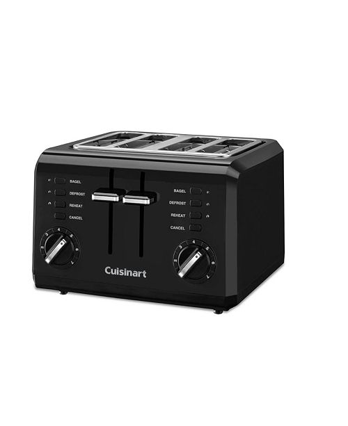 Cuisinart CPT142BK 4 Slice Compact Toaster & Reviews Small