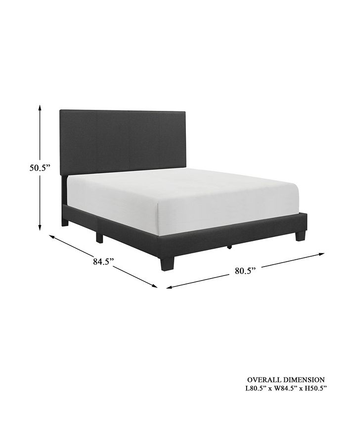 Homelegance Lenci Upholstered Bed King Macy's
