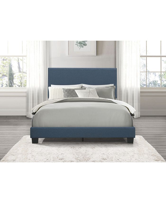 Homelegance Lenci Upholstered Bed Queen & Reviews Furniture Macy's