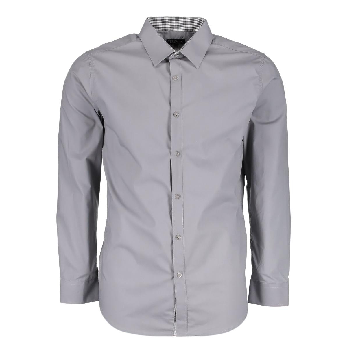 Mens Long Sleeve Solid Slim Fit Dress Shirts - White