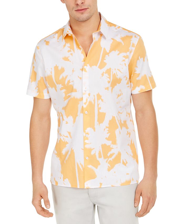 INC International Concepts INC Men's Kai Tropical Print Shirt, Created ...