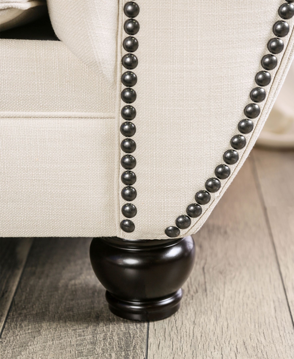 Furniture of America Trelane Upholstered Love Seat