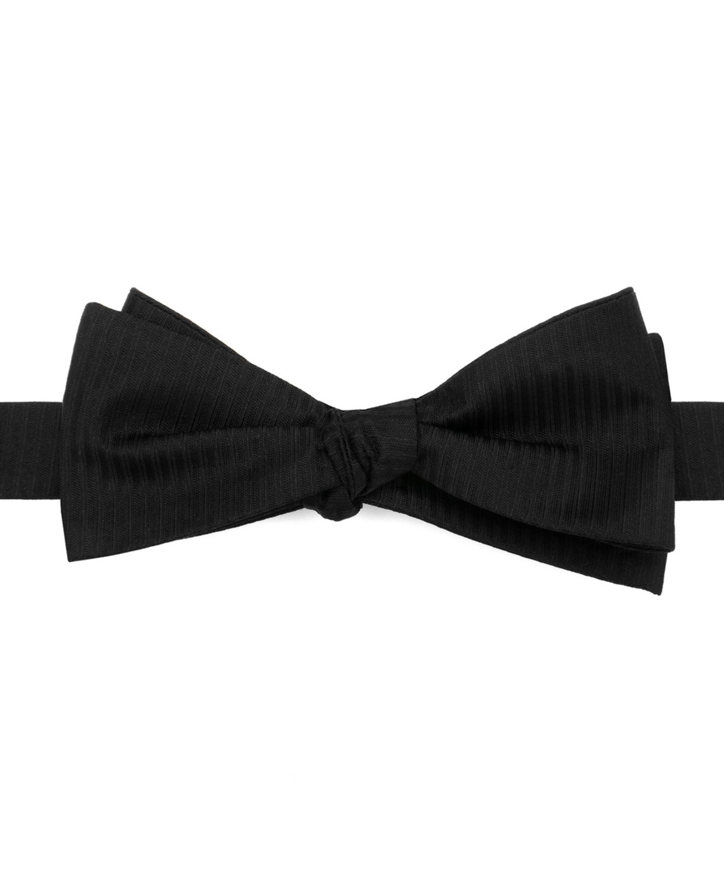 Мужские галстуки Ox & Bull Trading Co. Formal Pinstripe Silk Bow Tie, цвет: Чёрный — фото 1