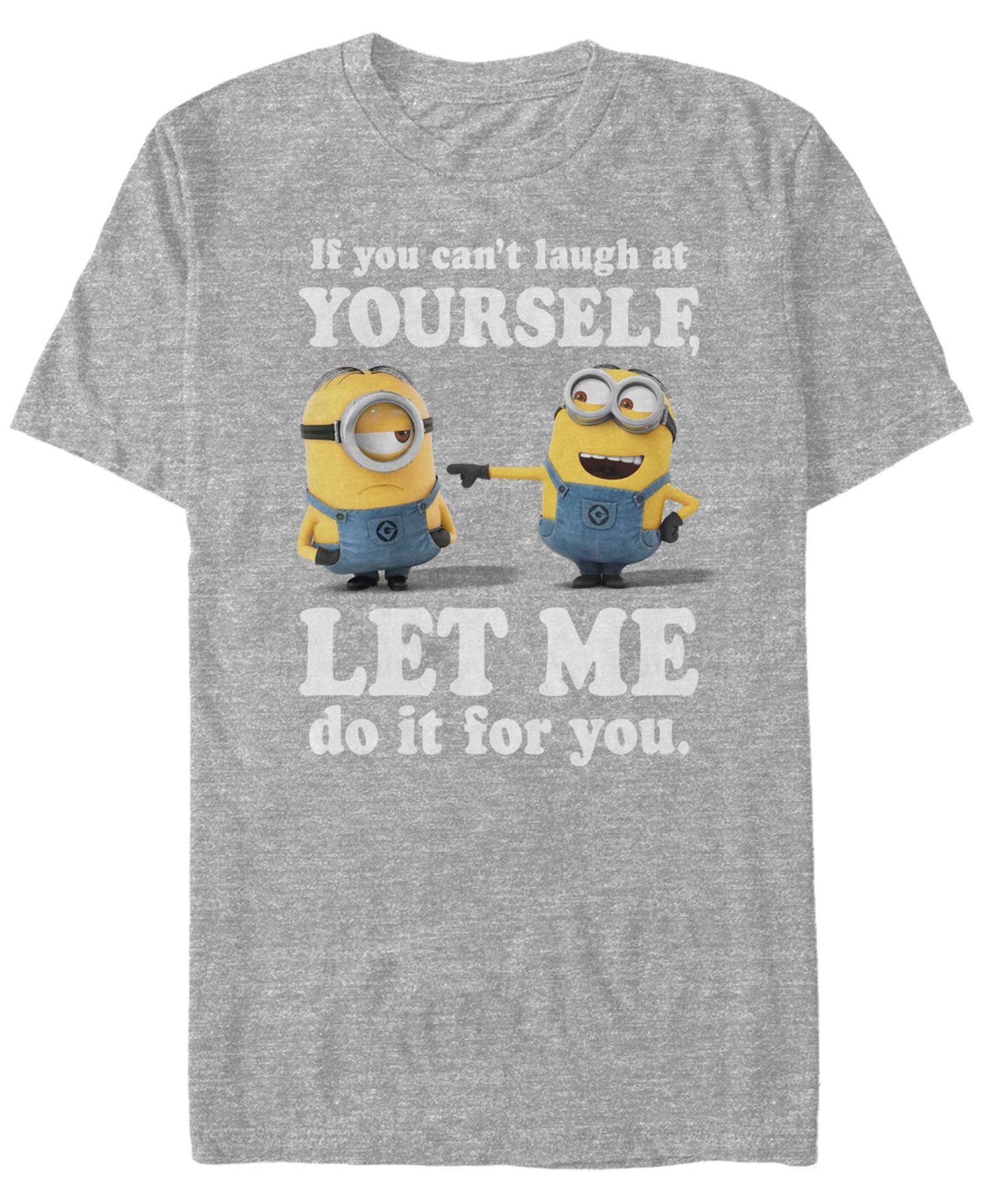 Мужская футболка Fifth Sun Minions Laugh At Yourself Short Sleeve, цвет: Athletic H — фото 1