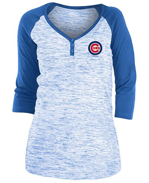 5th Ocean Chicago Cubs Women S Space Dye Raglan Shirt Reviews