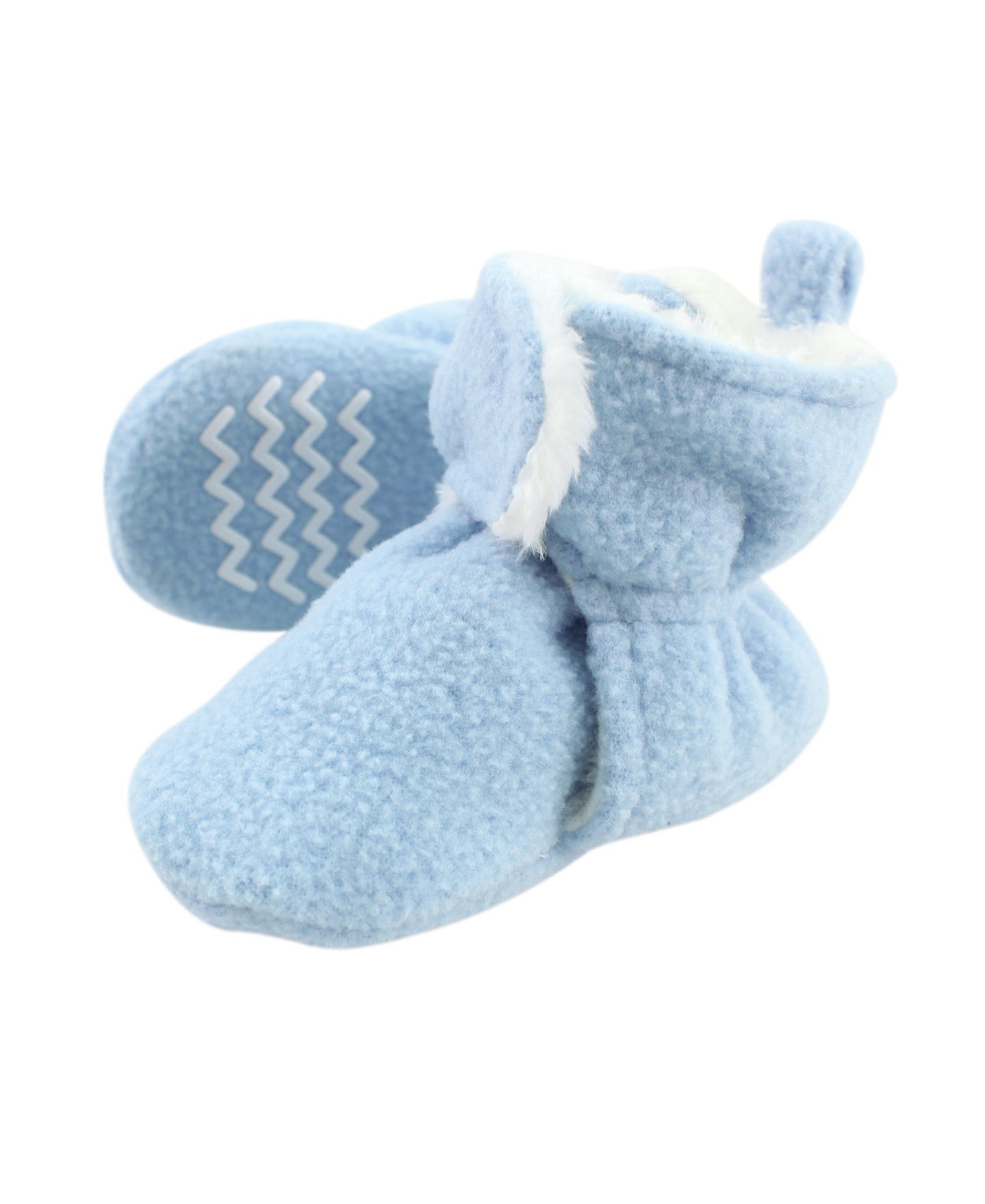 Детские ботинки Hudson Baby Snug Fleece Sherpa Slipper, цвет: Светлый синий — фото 1