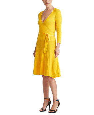 Lauren Ralph Lauren Fit-And-Flare Dress - Macy's