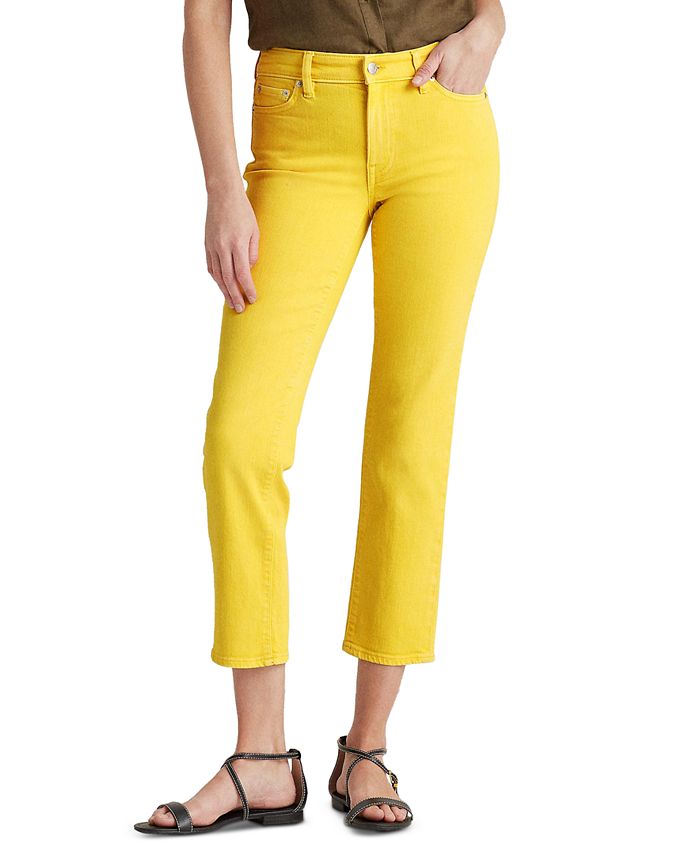 Lauren Ralph Lauren Premier Straight Ankle Jeans - Macy's