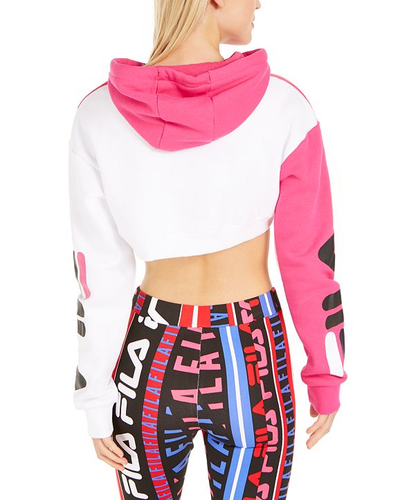 fila cropped hoodie