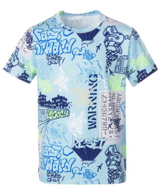 Ideology - Big Boys Graffiti-Print T-Shirt