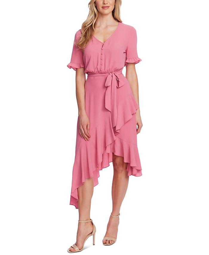 CeCe Cascading Belted Dress Macy's