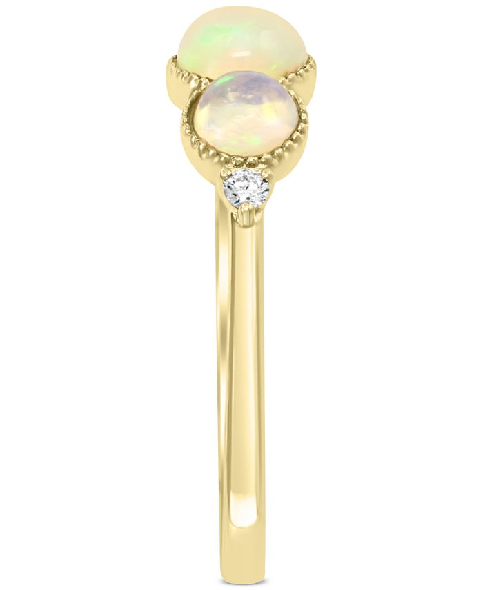 EFFY Collection - Opal (1/2 ct. t.w.) & Diamond (1/20 ct. t.w.) Ring in 14k Gold