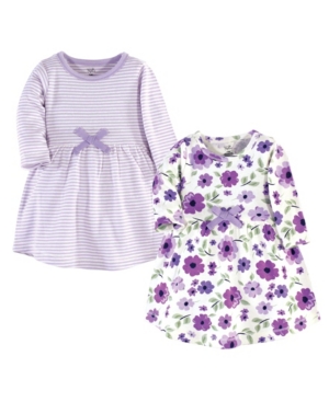 Touched by Nature Toddler Girls Garden Long-Sleeve Dresses Pack of 2