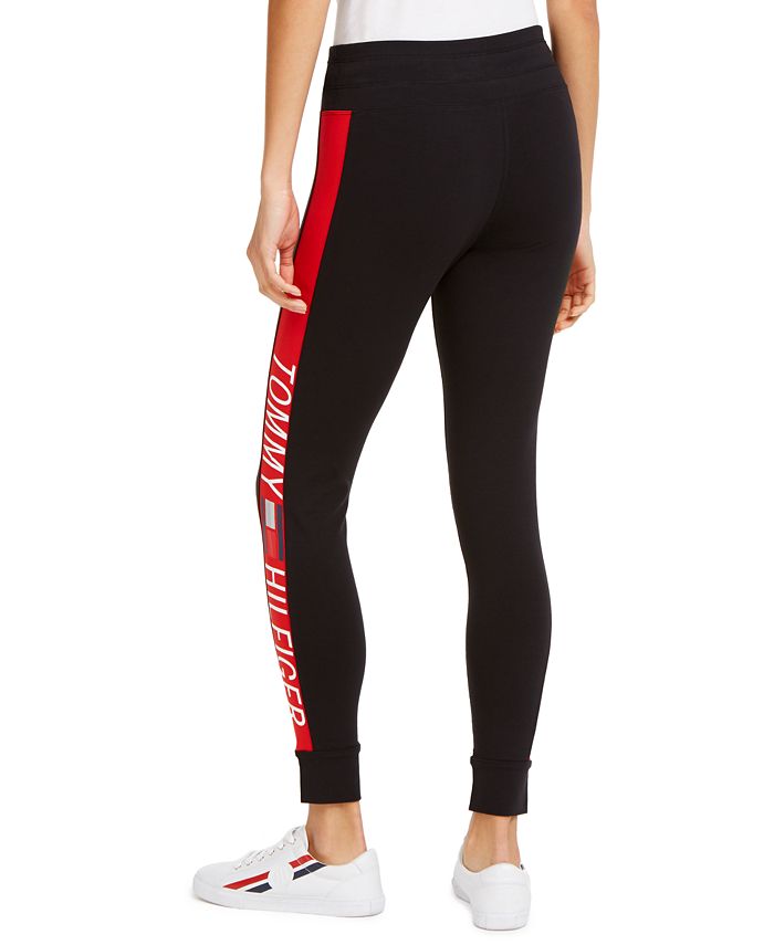 tommy hilfiger sport logo leggings