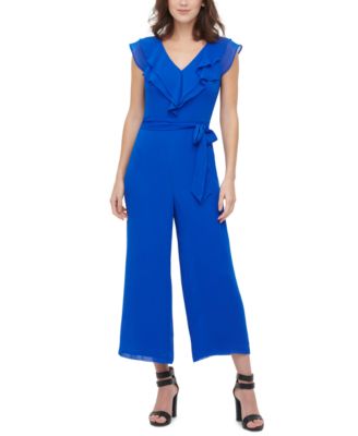 dkny blue jumpsuit
