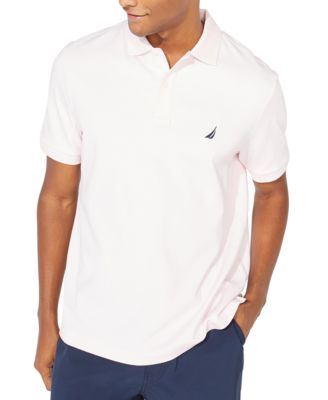 Nautica - Men's Solid Interlock Polo Shirt