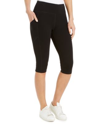Calvin Klein - Outline-Logo High-Waist Capri Leggings